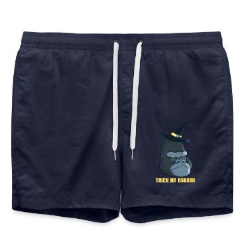 Halloween Gorilla 2 - Badeshorts - French Navy - Vorne - AI Model Male 185 light (185cm)