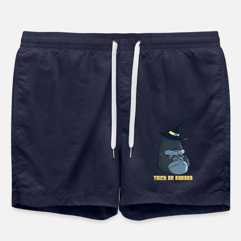 Halloween Gorilla 2 - Swim Trunks - french navy