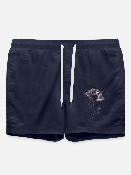 Lavendelrose - Badeshorts - French Navy