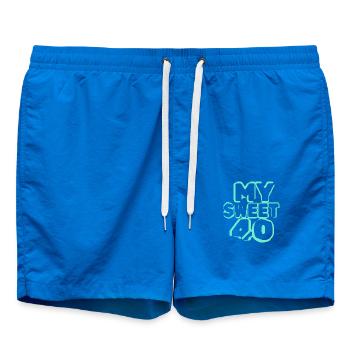 40 - Short de bain - cobalt blue - Devant