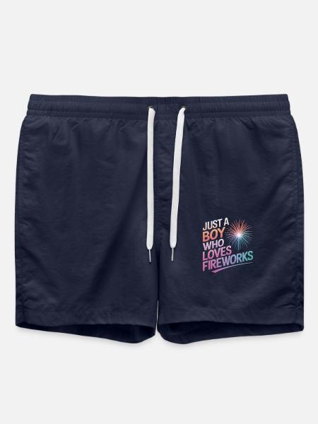 Pyrotechnics Fireworks Pyrotechnics - Swim Trunks - french navy