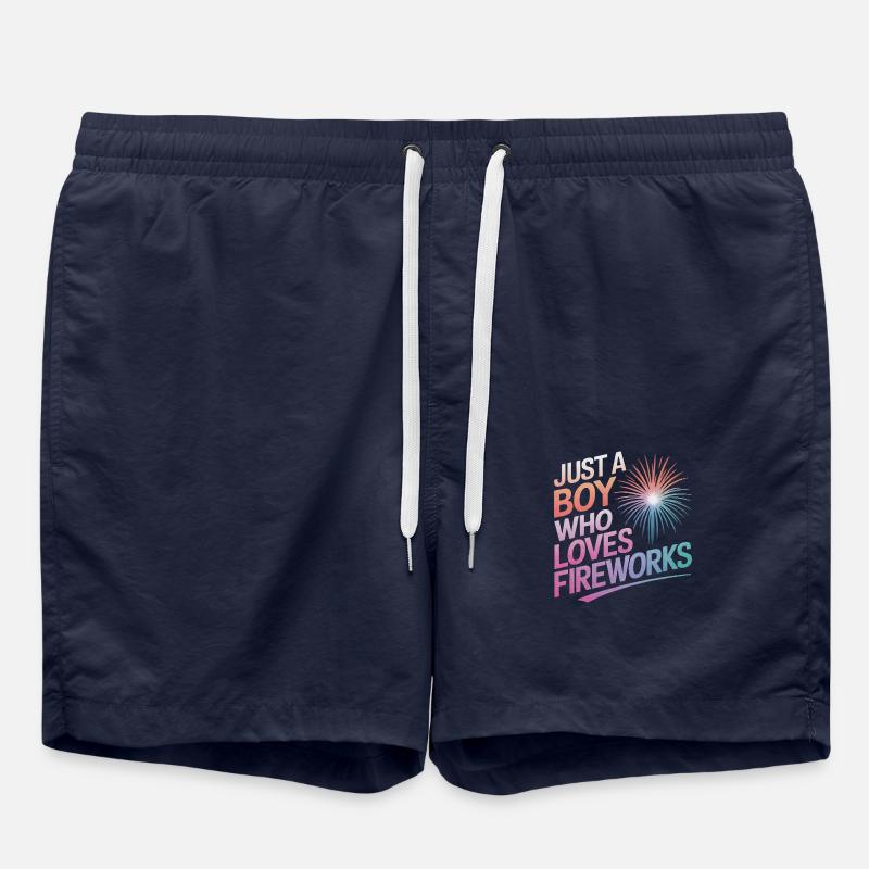 Pyrotechnics Fireworks Pyrotechnics - Swim Trunks - french navy