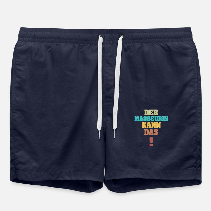 Gift for masseuse - Swim Trunks - french navy
