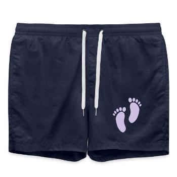 2541614 15465747 foot - Swim Trunks - french navy - Front - AI Model Male 185 light (185cm)