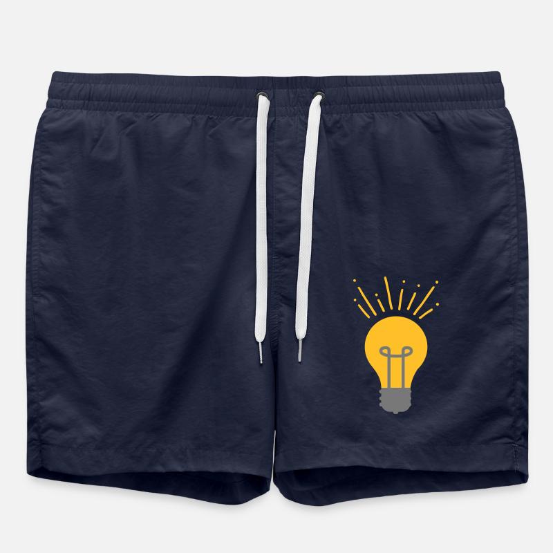 Light bulb - Swim Trunks - french navy