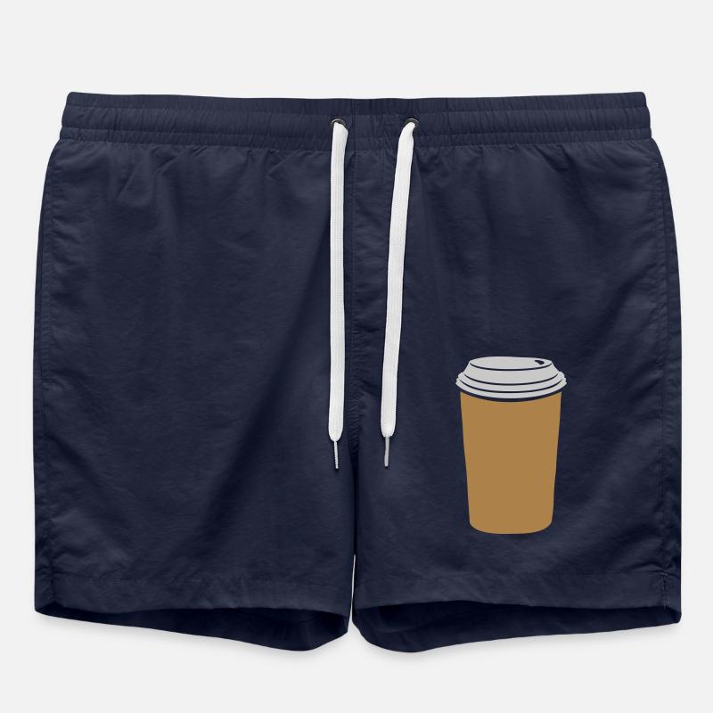 Drink coffee to go - Swim Trunks - french navy
