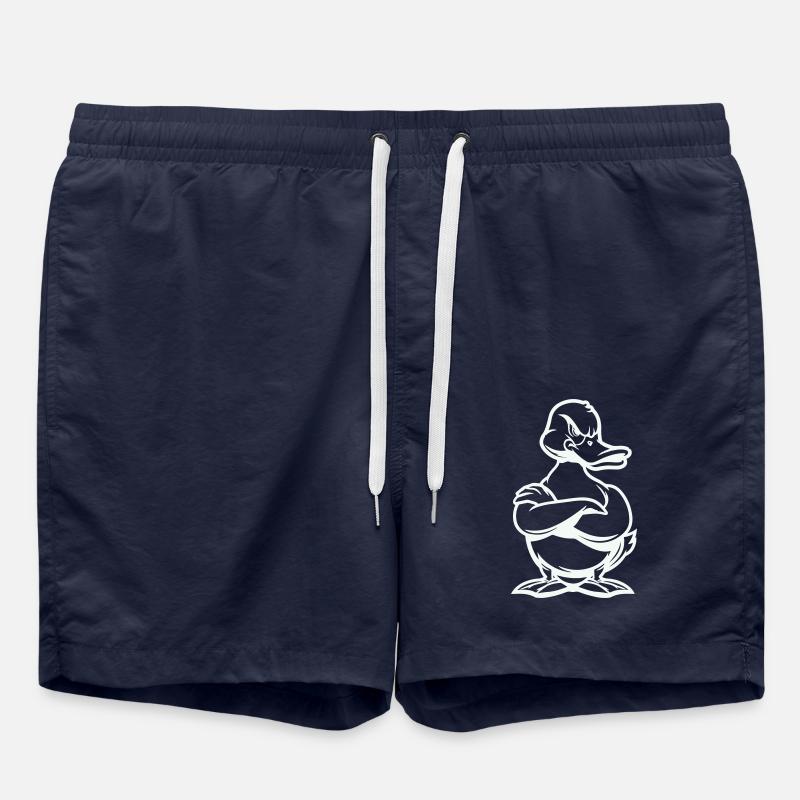 ente duck comic - Badeshorts - French Navy