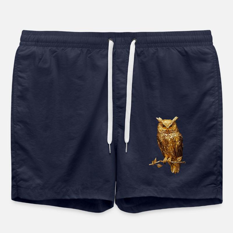 Hibou - Short de bain - bleu marine