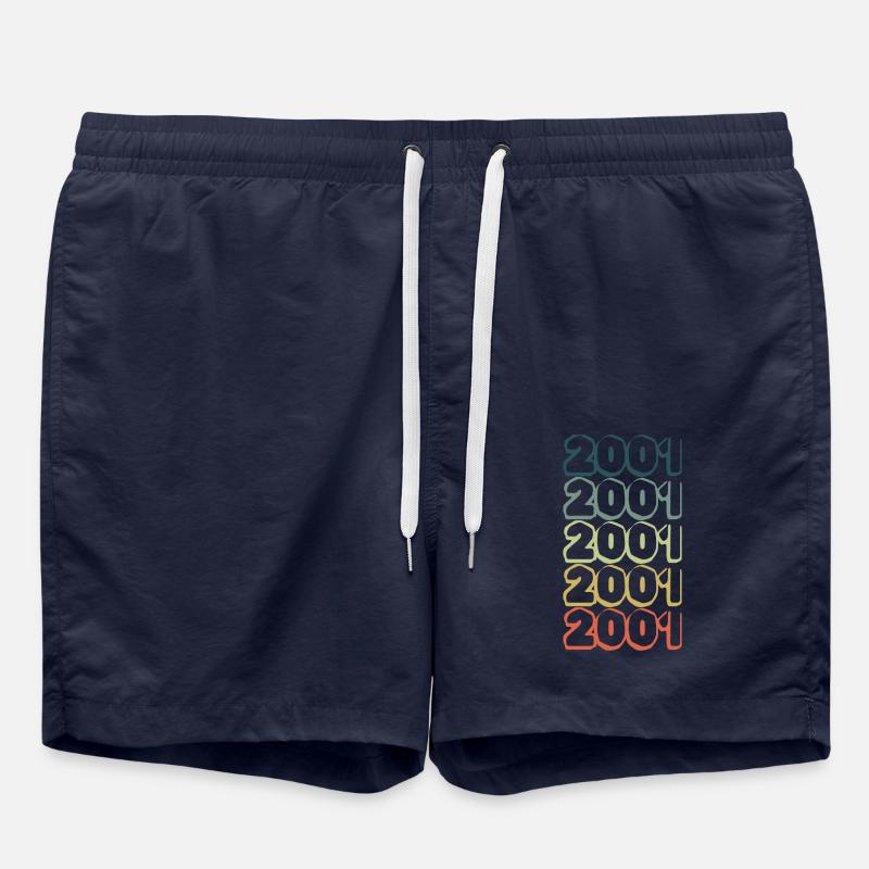 Rétro 2001 - Short de bain - bleu marine