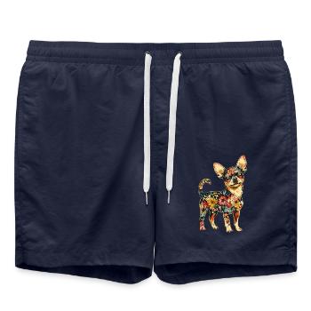 Chihuahua - Badeshorts - French Navy - Vorne - AI Model Male 185 light (185cm)