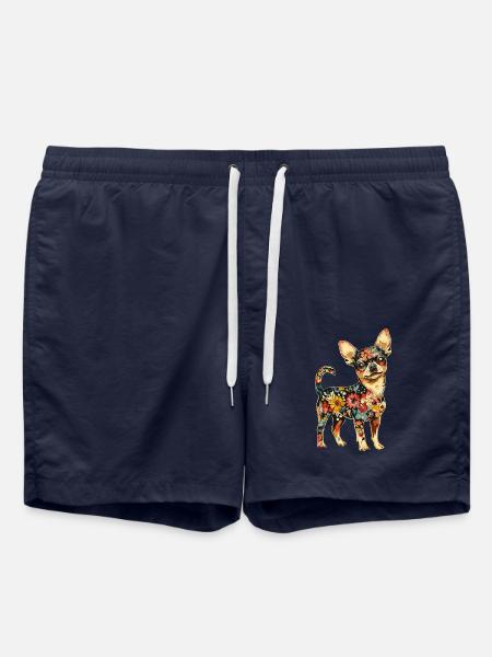 Chihuahua - Badeshorts - French Navy