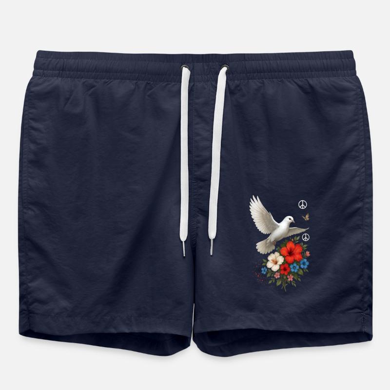 Weiße Taube - Badeshorts - French Navy