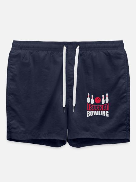I suck at bowling - Swim Trunks - french navy