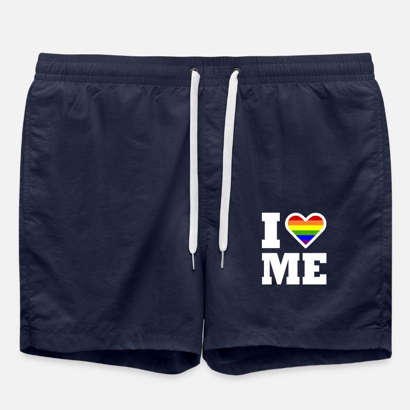 I love me - Short de bain - bleu marine