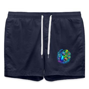 Pfau - Badeshorts - French Navy - Vorne - AI Model Male 185 light (185cm)