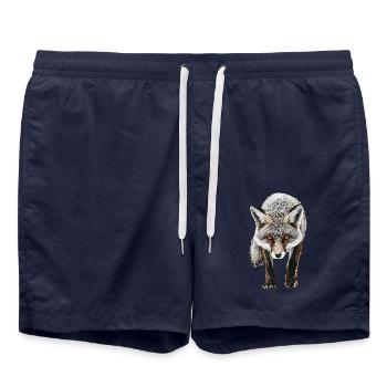 Fuchs - Badeshorts - French Navy - Vorne - AI Model Male 185 light (185cm)