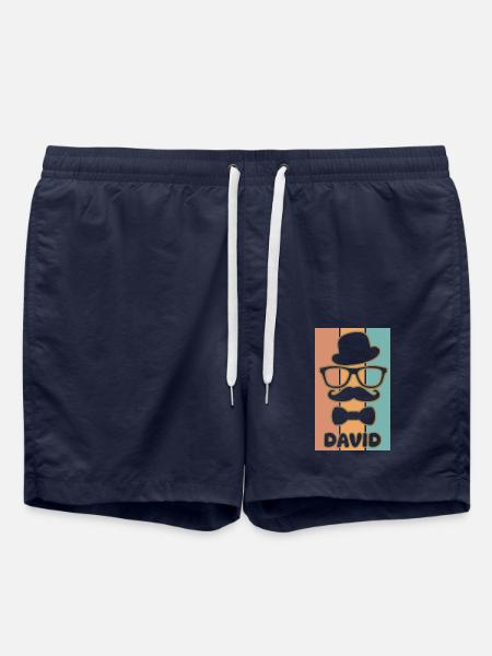 Gift for David - Swim Trunks - french navy