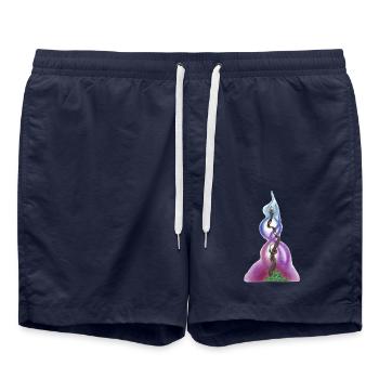 10. Meisterseele - Badeshorts - French Navy - Vorne - AI Model Male 185 light (185cm)