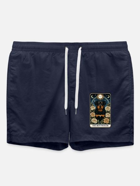 Rottweiler - Badeshorts - French Navy