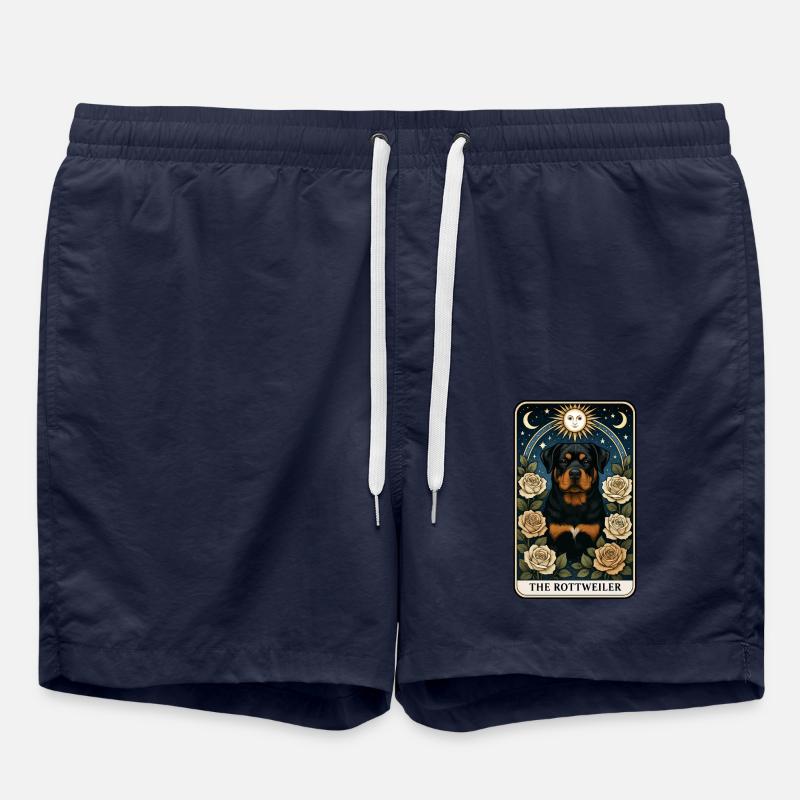 Rottweiler - Badeshorts - French Navy