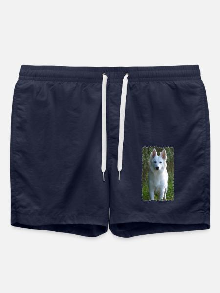 white angel - Swim Trunks - french navy