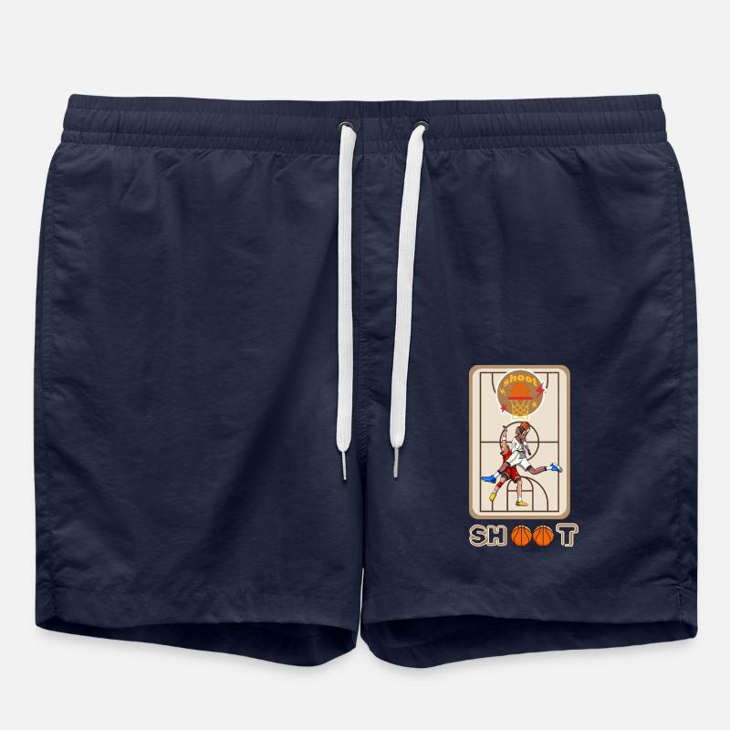 PLAYING BASKETBALL IS A JOY - Swim Trunks - french navy