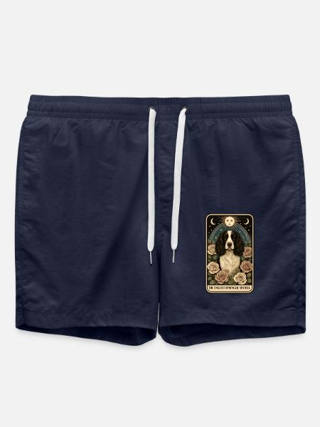 Englischer Springer Spaniel - Badeshorts - French Navy