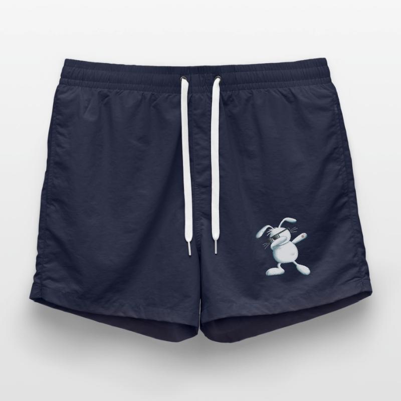 Dab Dance Bunny I Dabbing I Easter Gift Swim Trunks