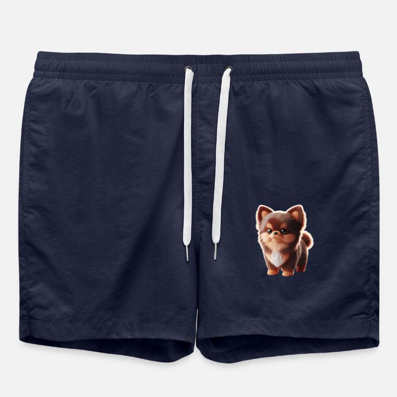 Cute small dog - Swim Trunks - french navy