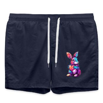 Rabbit - Swim Trunks - french navy - Front - AI Model Male 185 light (185cm)