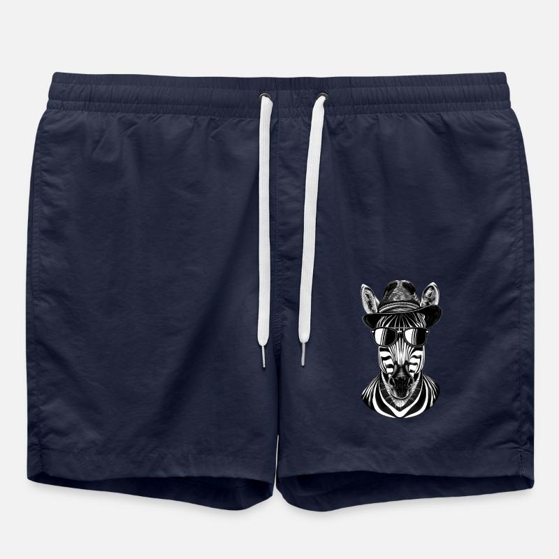 Zebra - Swim Trunks - french navy