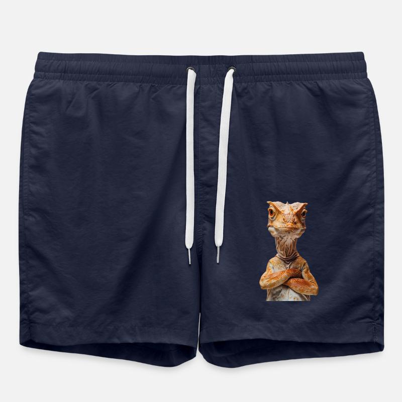 Dinosaure - Short de bain - bleu marine
