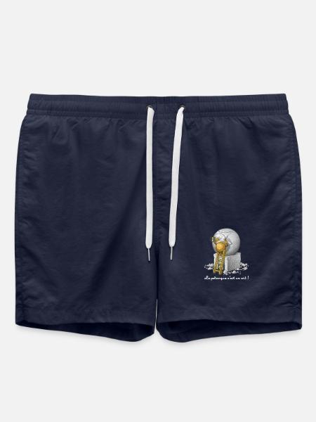 Pétanque ist eine Kunst - Badeshorts - French Navy