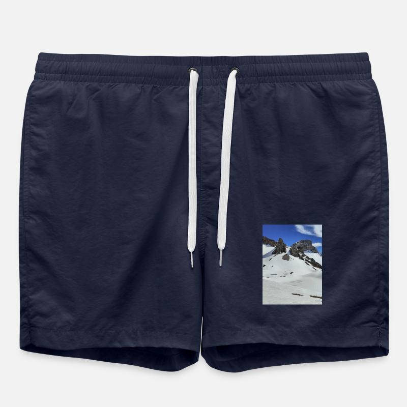 Lac Lauzon en hiver - Short de bain - bleu marine