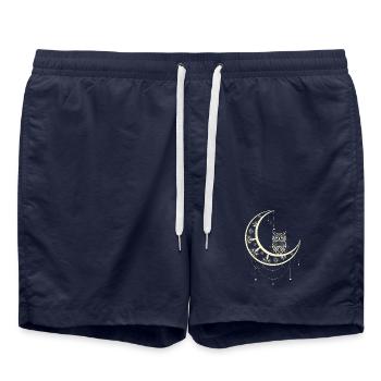 Moon Guardian - Badeshorts - French Navy - Vorne - AI Model Male 185 light (185cm)