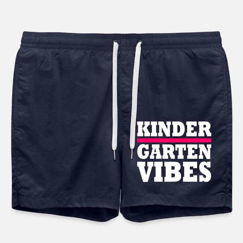 kindergarten vibes - Swim Trunks - french navy