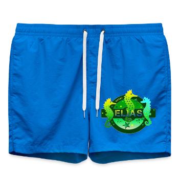 Elijah's birthday Elijah - Swim Trunks - cobalt blue - Front