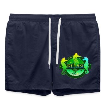 L’anniversaire d’Elijah Elijah - Short de bain - bleu marine - Devant - AI Model Male 185 light (185cm)