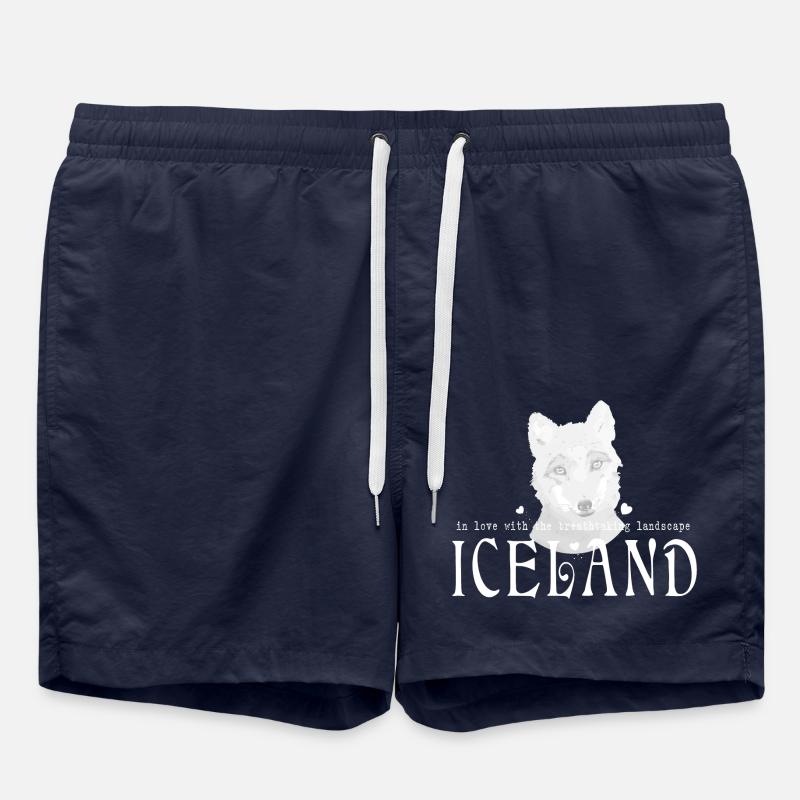 Iceland fox - Swim Trunks - french navy