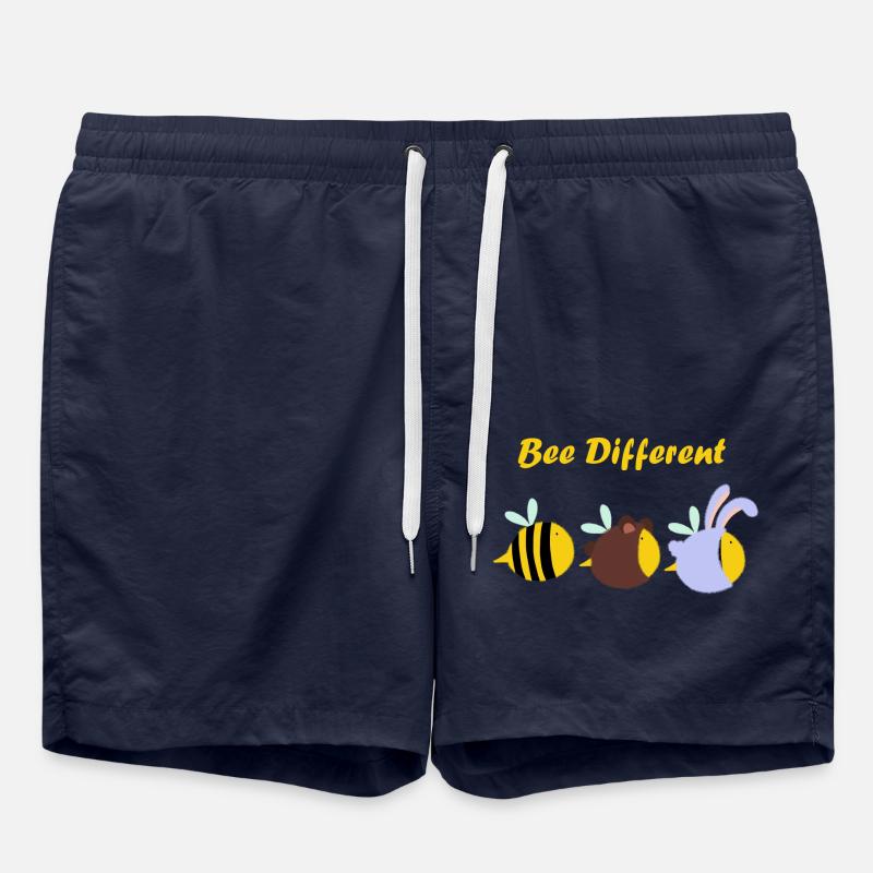 Abeille différente - Short de bain - bleu marine