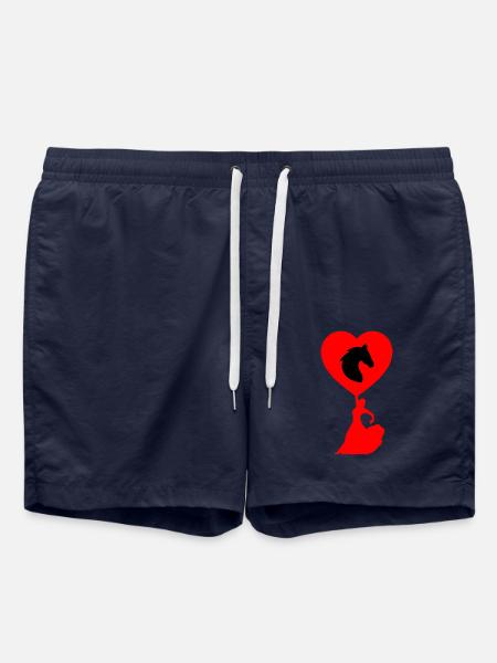 Horse - Swim Trunks - french navy