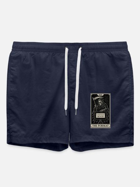 Datahoarding Tarot: Death of Format - Swim Trunks - french navy