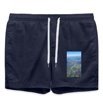 Von Oben - Badeshorts - French Navy - Vorne - AI Model Male 185 light (185cm)