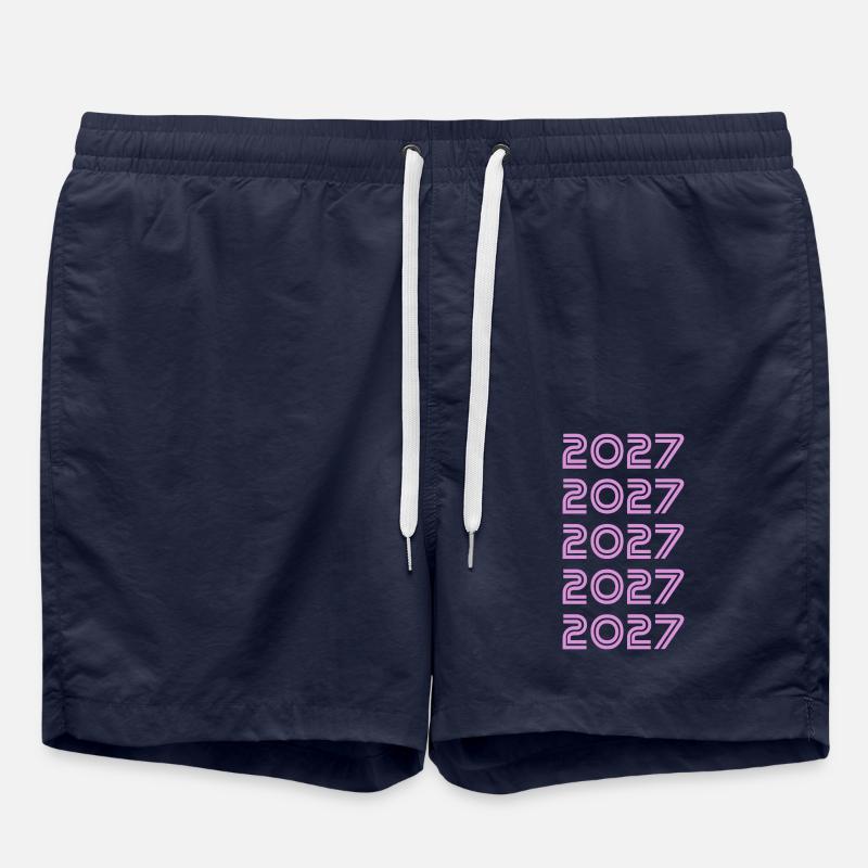 2027 - Short de bain - bleu marine