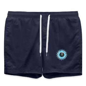 Hauteur du dragon sur l’île - Short de bain - bleu marine - Devant - AI Model Male 185 light (185cm)