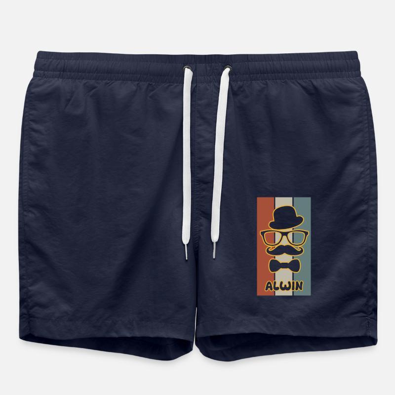 Name Alwin - Badeshorts - French Navy