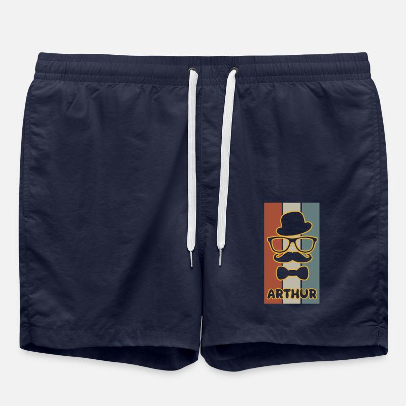 Nom Arthur - Short de bain - bleu marine