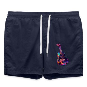 Ukulélé - Short de bain - bleu marine - Devant - AI Model Male 185 light (185cm)