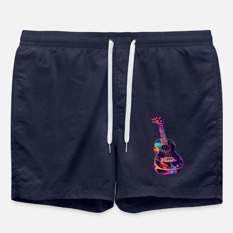 Ukulele - Badeshorts - French Navy