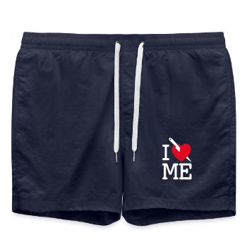 I love me II - Short de bain - bleu marine - Devant - AI Model Male 185 light (185cm)